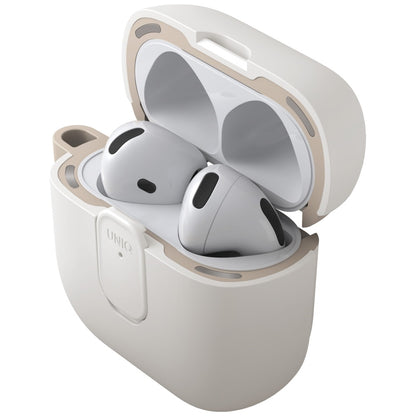 Uniq Clyde Lock Case for AirPods 4 - Beige_1