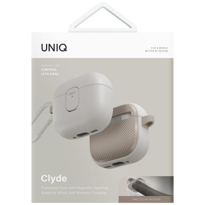 Uniq Clyde Lock Case for AirPods 4 - Beige_4