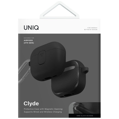 Uniq Clyde Lock Case for AirPods 4 - Black_4