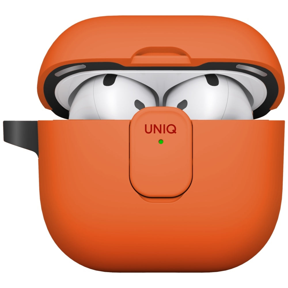Uniq Clyde Lock Case for AirPods 4 - Orange_2