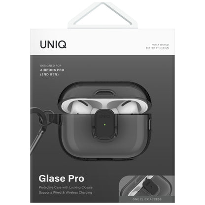 Uniq Glase Pro Case for AirPods Pro 2 - Black_1