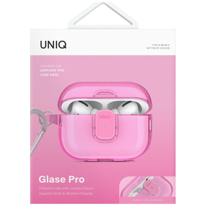 Uniq Glase Pro Case for AirPods Pro 2 - Pink_1