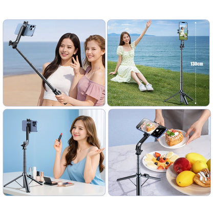 Wozinsky Selfie stick WC1Y30S telescopic tripod 1.3m with phone holder - black_6