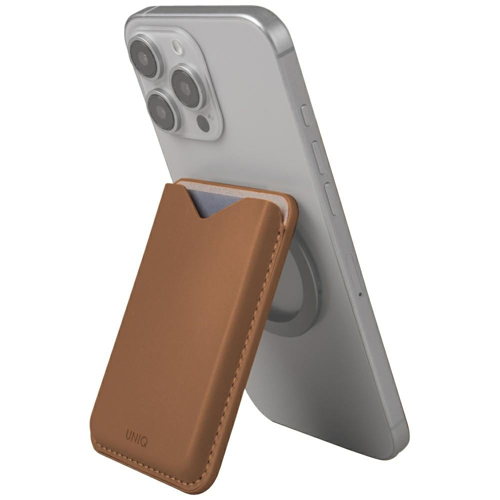 Uniq Lyden Evo Magnetic Phone Wallet - Brown_1