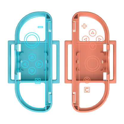 Nintendo Switch 23-in-1 Family Accessory Pack 2 - Orange and Blue Set_37