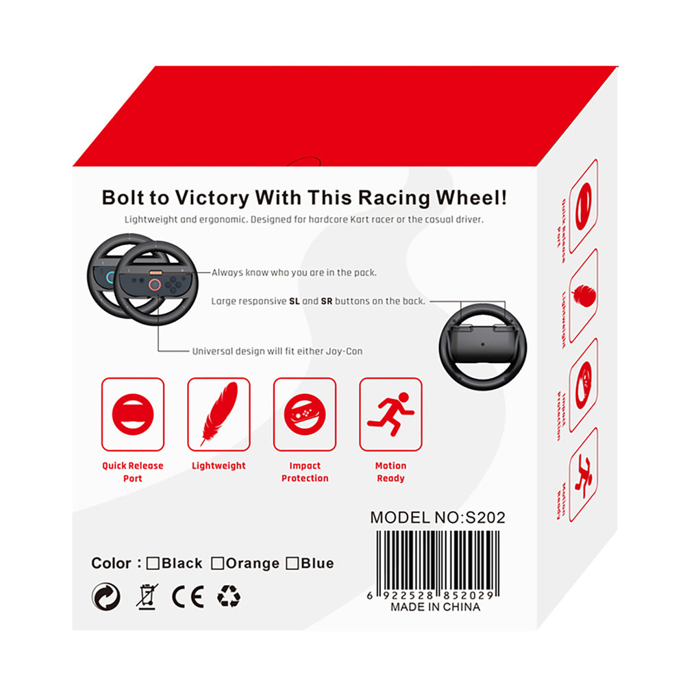 Racing Wheel for Nintendo Switch 2 Joy-Con Controller (Pack of 2) - Black_9