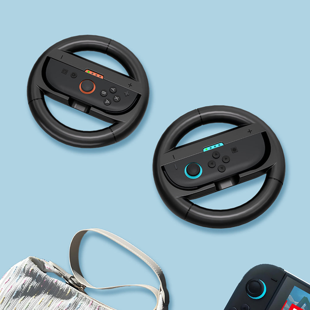 Racing Wheel for Nintendo Switch 2 Joy-Con Controller (Pack of 2) - Black_7