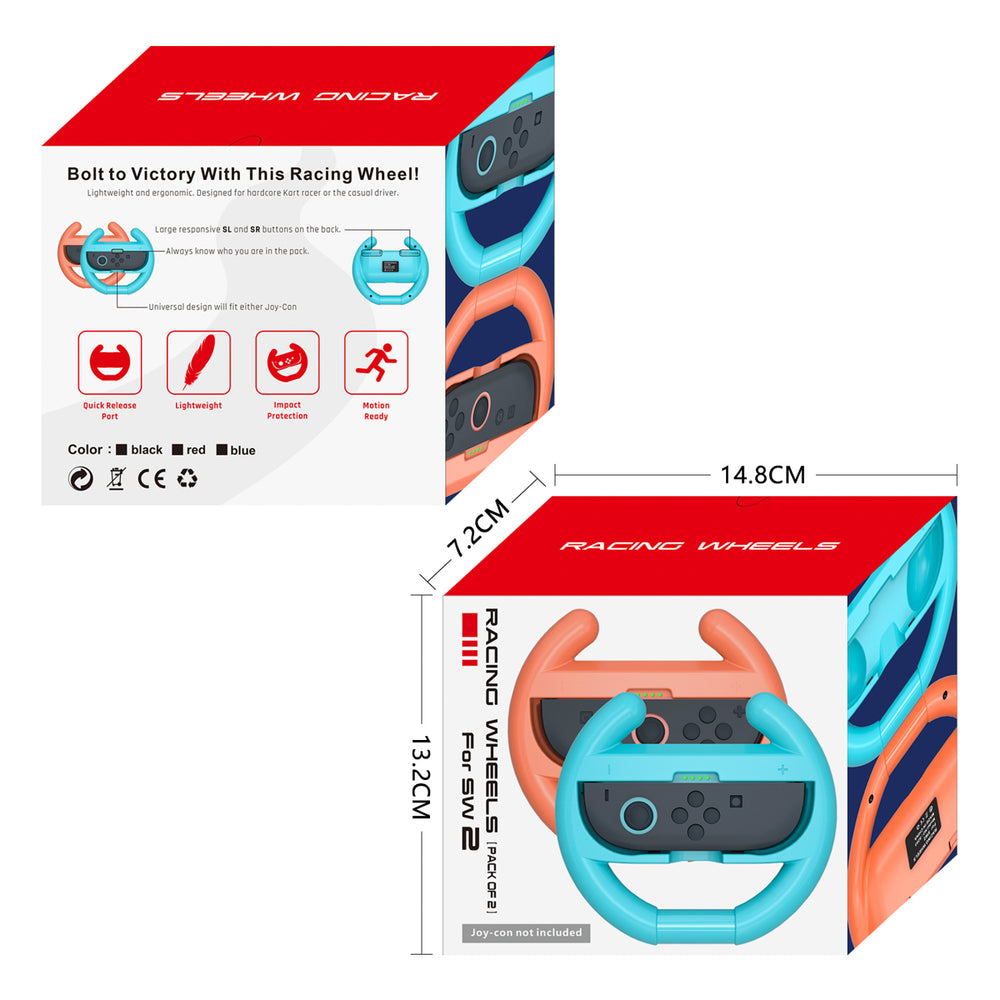 Nintendo Switch 2 Joy-Con Racing Wheel (Pack of 2) - Orange and Blue_11
