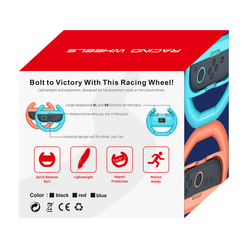 Nintendo Switch 2 Joy-Con Racing Wheel (Pack of 2) - Orange and Blue_9