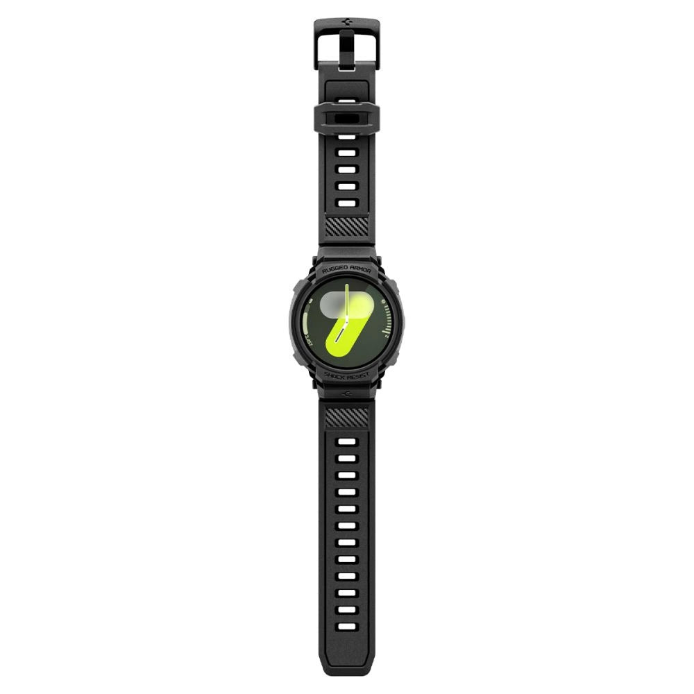 Spigen Rugged Armor Pro Strap for Samsung Galaxy Watch 8 44mm - Matte Black_9