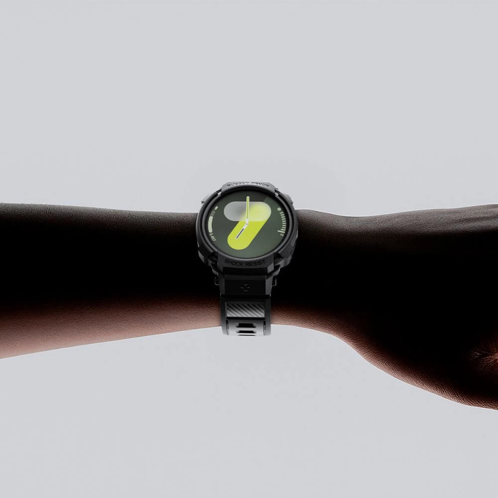 Spigen Rugged Armor Pro Strap for Samsung Galaxy Watch 8 44mm - Matte Black_11