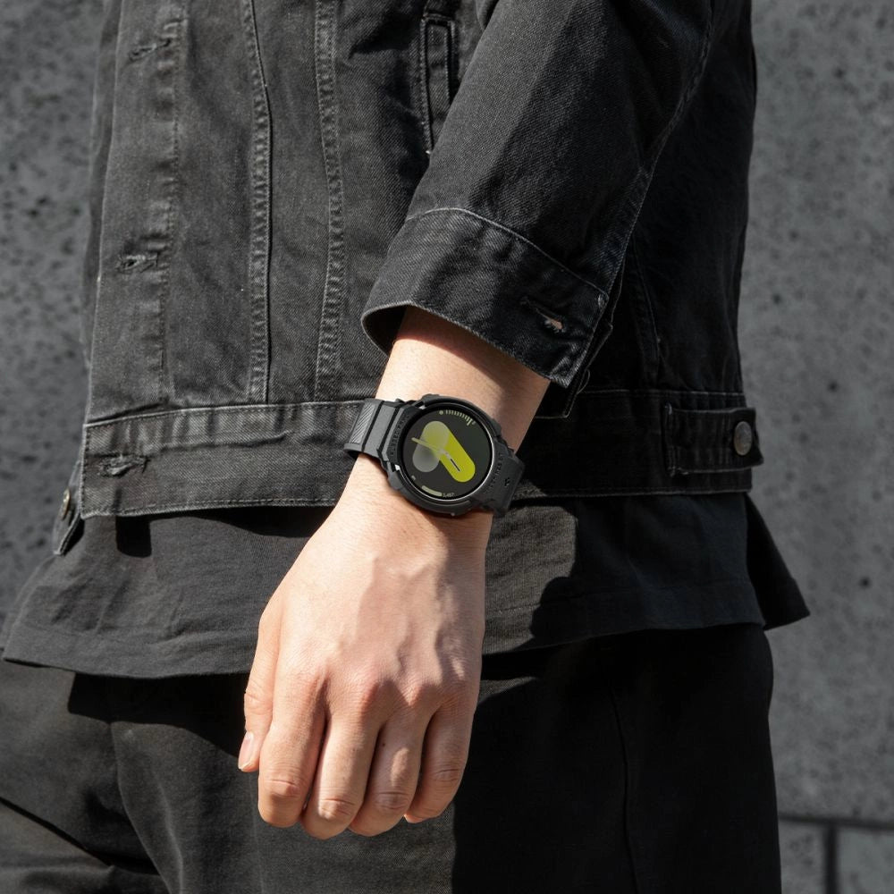 Spigen Rugged Armor Pro Strap for Samsung Galaxy Watch 8 44mm - Matte Black_13