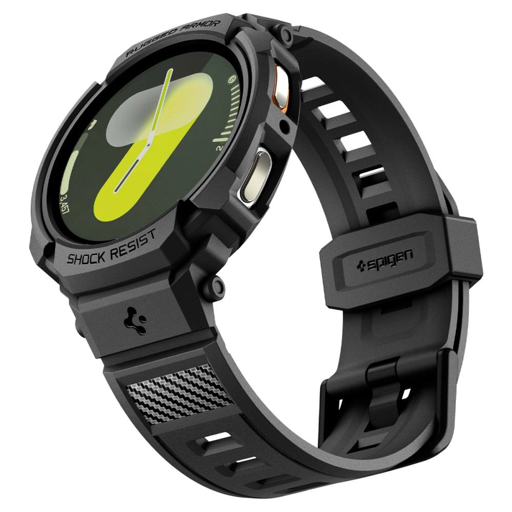 Spigen Rugged Armor Pro Strap for Samsung Galaxy Watch 8 44mm - Matte Black_6
