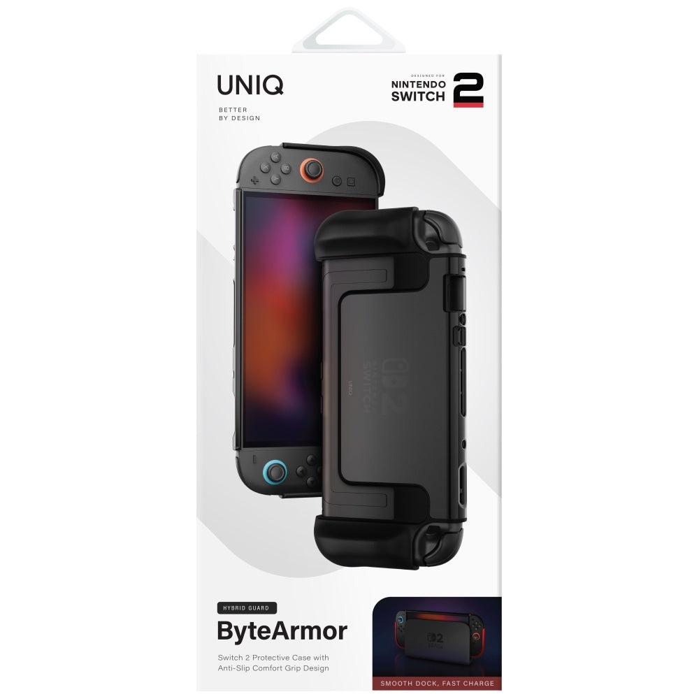Uniq Hybrid Bytearmor case for Nintendo Switch 2 - black_3