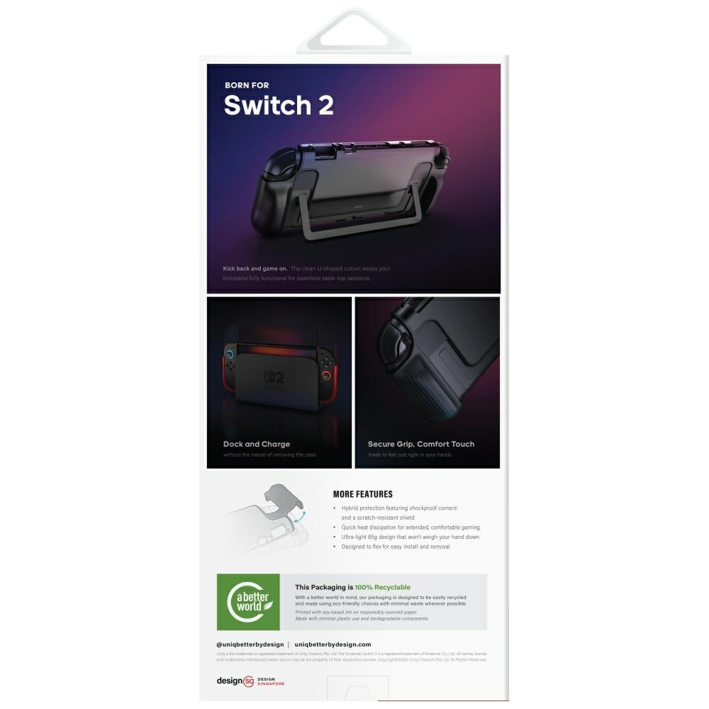 Uniq Hybrid Bytearmor case for Nintendo Switch 2 - black_4