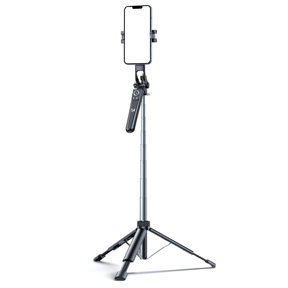 Selfie stick Wozinsky WC1Y70S telescopic tripod 1.7m with phone holder - black_2