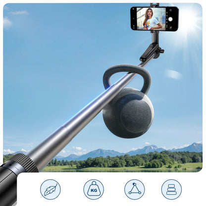 Selfie stick Wozinsky WC1Y70S telescopic tripod 1.7m with phone holder - black_8