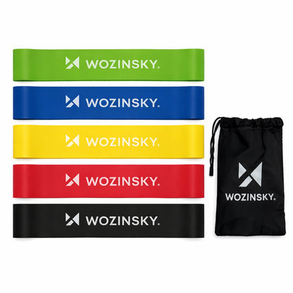 Mini resistance bands Wozinsky WGO-5 activation bands made of latex - 5 pcs._1