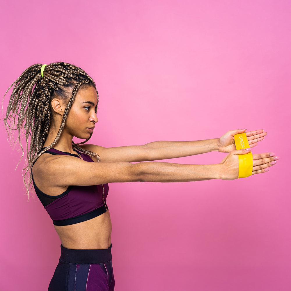 Mini resistance bands Wozinsky WGO-5 activation bands made of latex - 5 pcs._3
