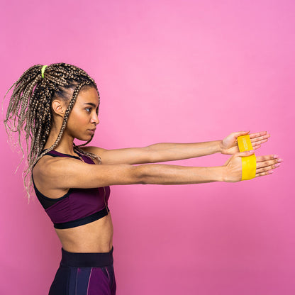 Mini resistance bands Wozinsky WGO-5 activation bands made of latex - 5 pcs._3