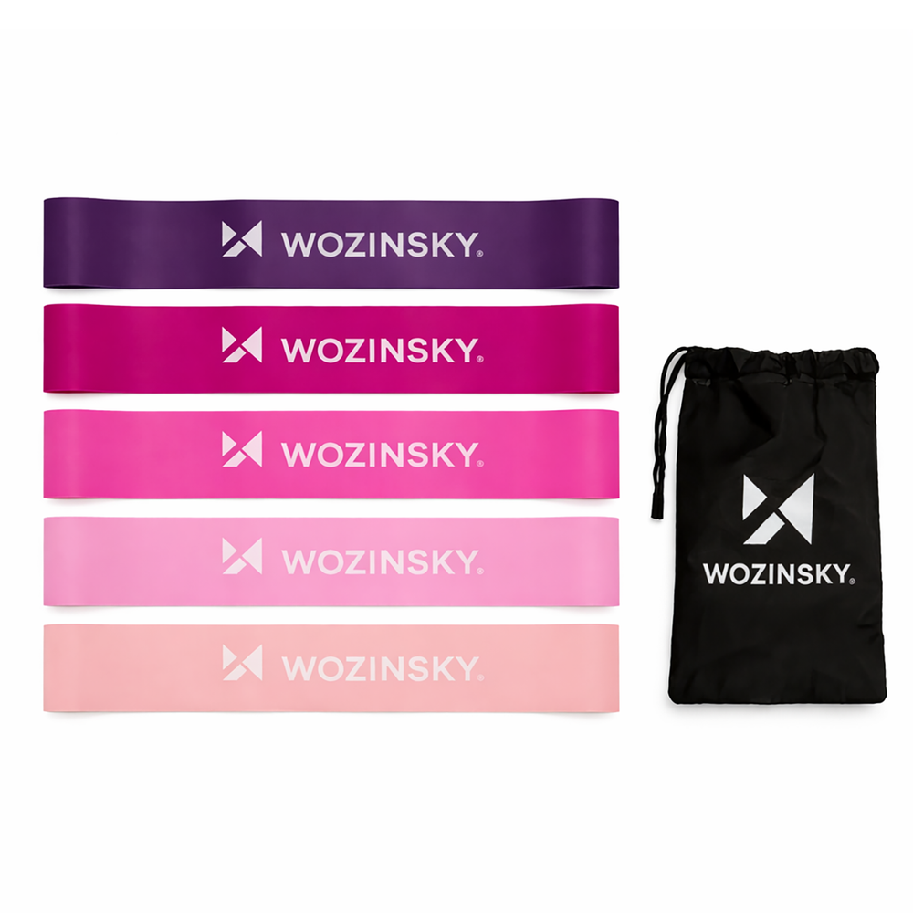 Mini resistance bands Wozinsky WGO-5A activation bands made of TPE - 5 pcs._1