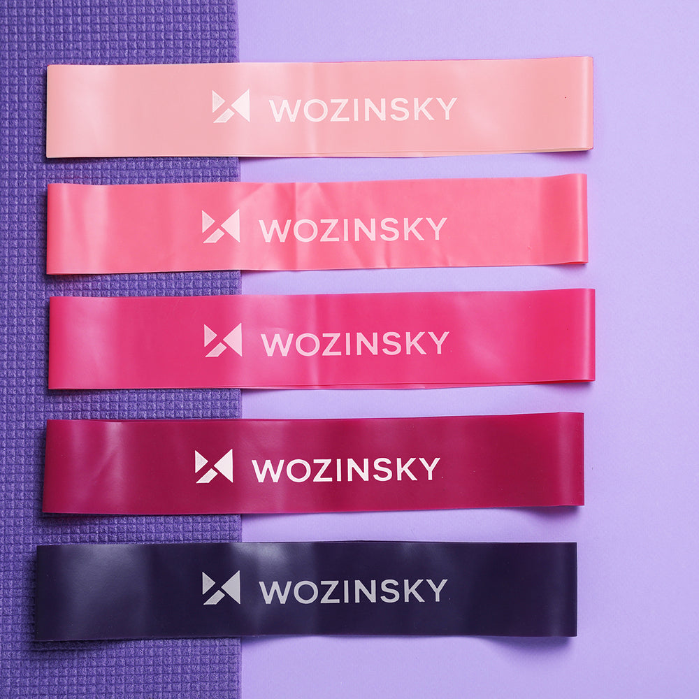 Mini resistance bands Wozinsky WGO-5A activation bands made of TPE - 5 pcs._2