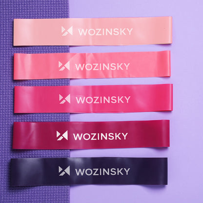 Mini resistance bands Wozinsky WGO-5A activation bands made of TPE - 5 pcs._2