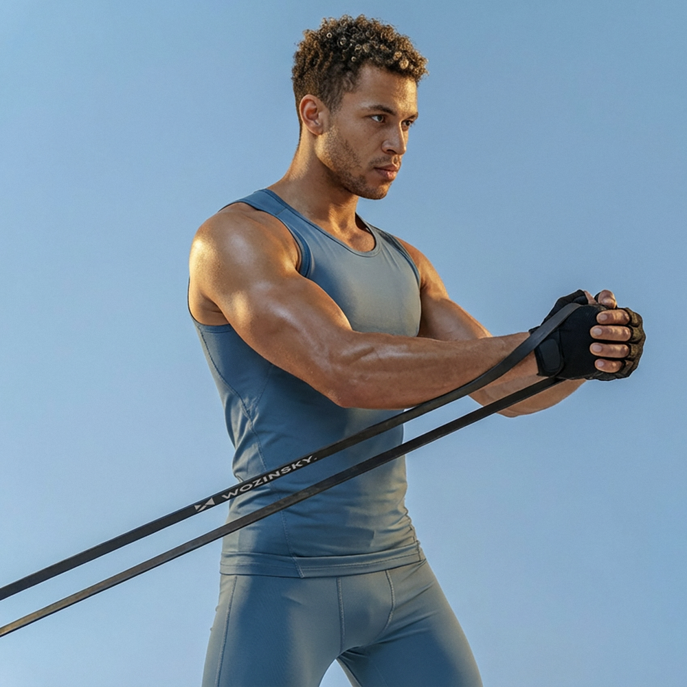 Wozinsky WGO-3 latex resistance bands - 3 pcs._4