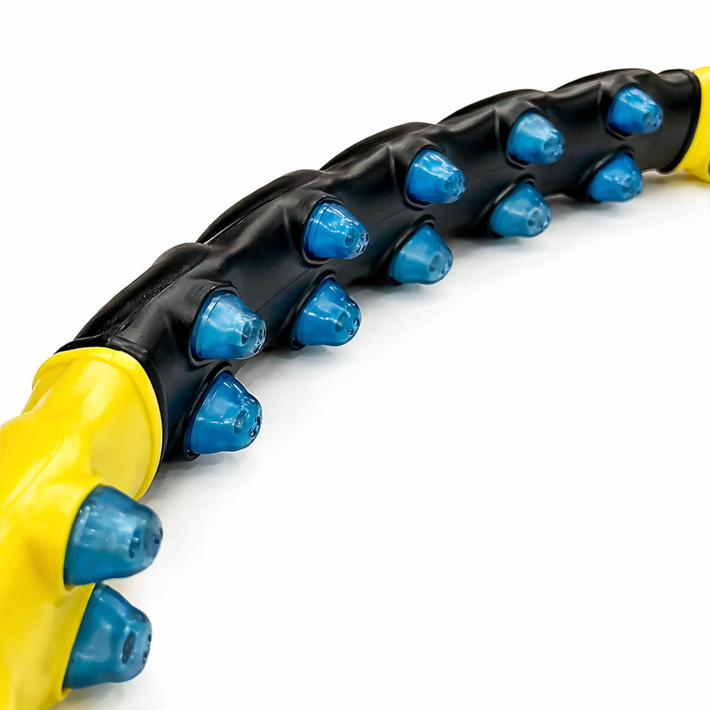 Wozinsky WHH-110 Hula Hoop Massager with Nodules - Black and Yellow_2