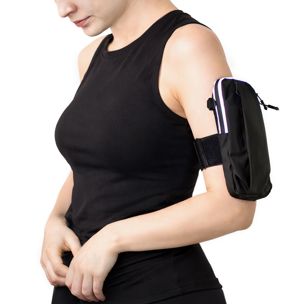 Wozinsky WSDB-B armband phone bag for running - black_0