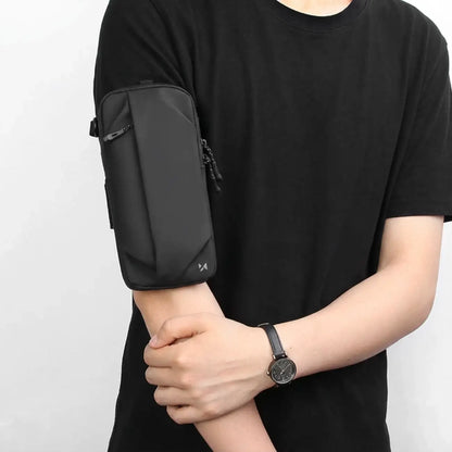 Wozinsky WSDB-B armband phone bag for running - black_1