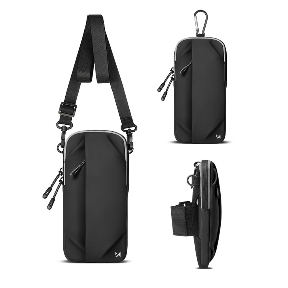 Wozinsky WSDB-B armband phone bag for running - black_6
