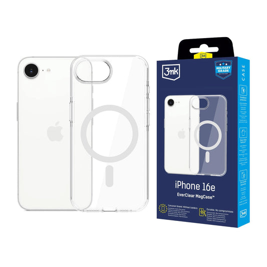 3mk EverClear MagCase for Apple iPhone 16E - transparent_0