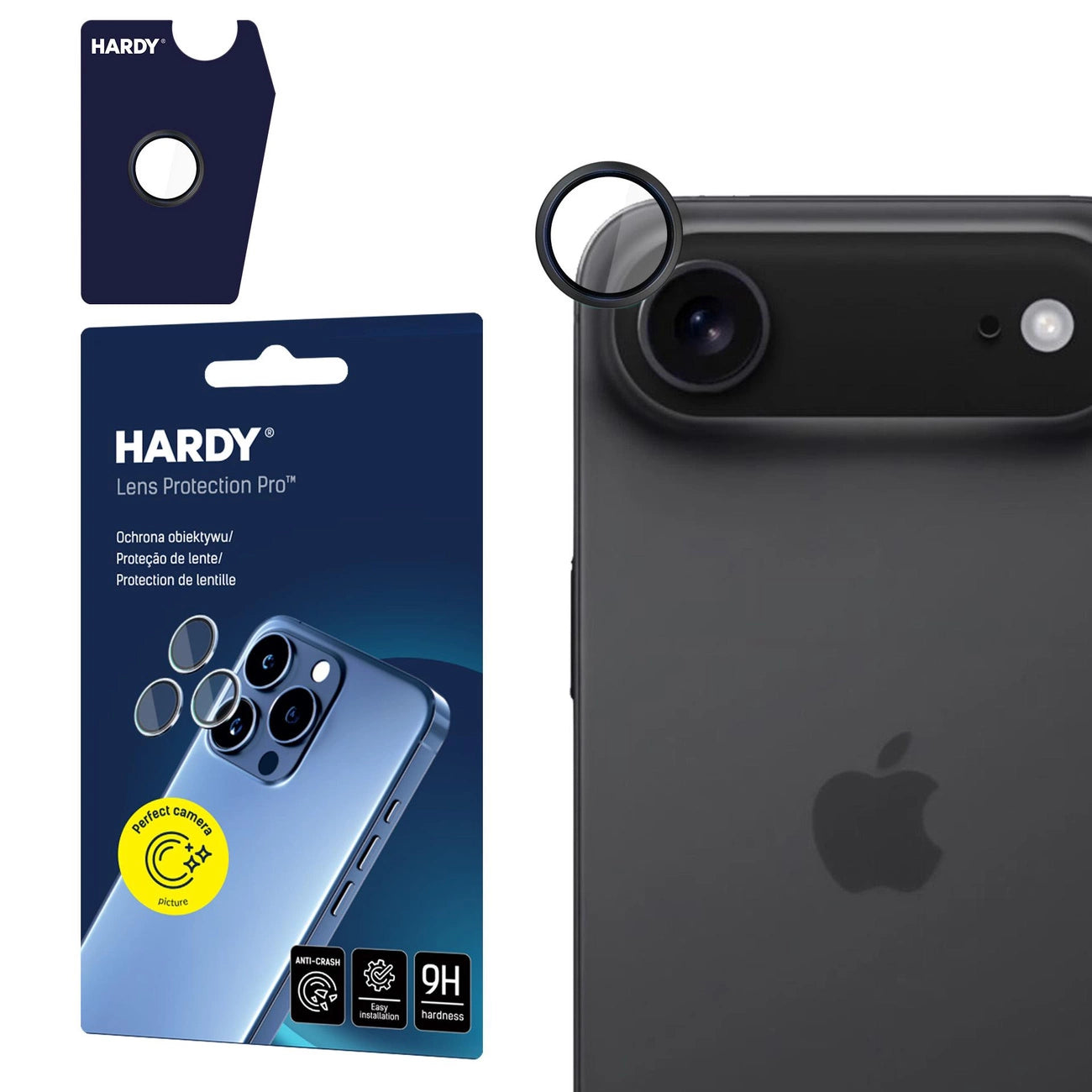 3mk HARDY Lens Protection Pro for iPhone 17 Air - Black_0