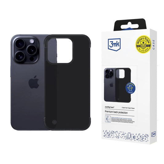 3mk Just20g Matt Case for Apple iPhone 14 Pro Max - Matte Black_0