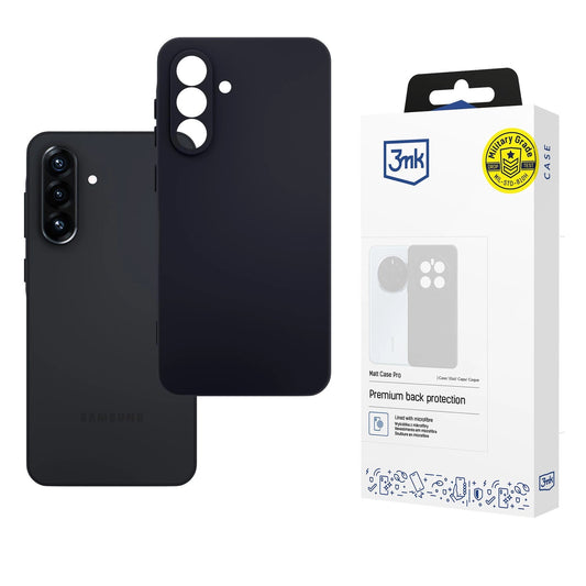 3mk Matt Case Pro for Samsung Galaxy A36 - matte black_0