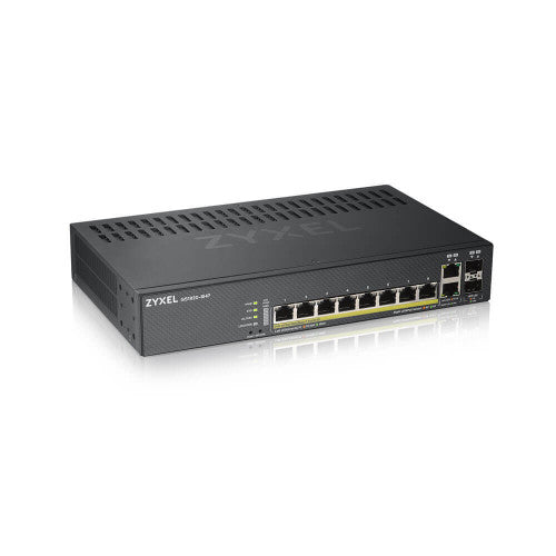 Zyxel GS1920-8HPV2 Gestionado Gigabit Ethernet (10/100/1000) Energía sobre Ethernet (PoE) Negro_0