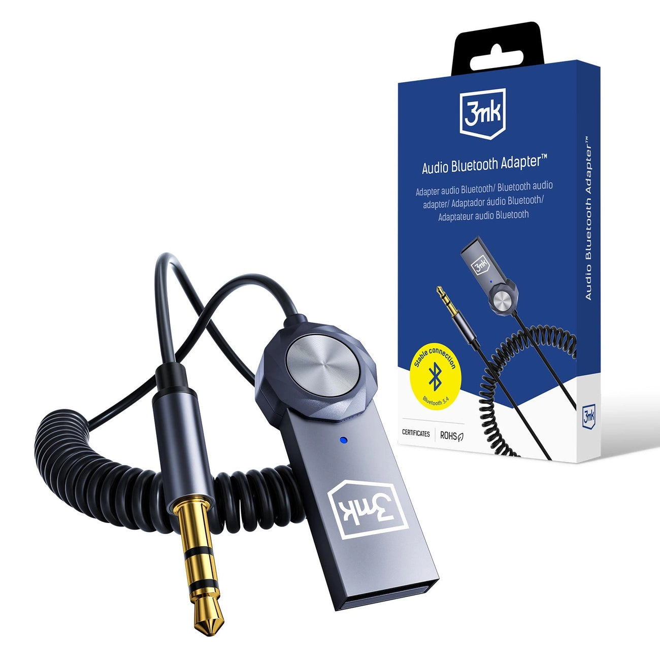 3mk Audio Bluetooth Adapter™ Bluetooth 5.4 transmitter with microphone_0