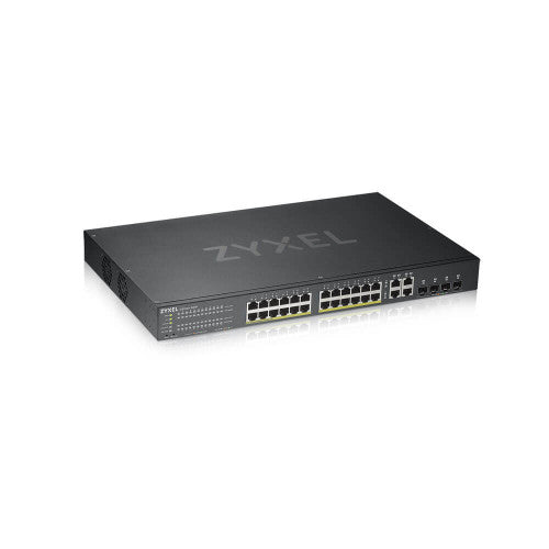 Zyxel GS1920-24HPV2 Gestionado Gigabit Ethernet (10/100/1000) Energía sobre Ethernet (PoE) Negro_0