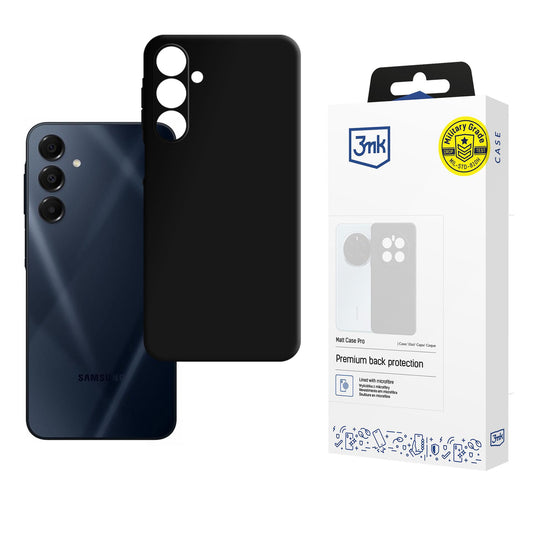 3mk Matt Case Pro for Samsung Galaxy A16 - Black_0