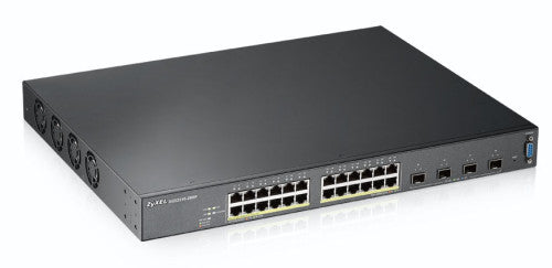 Zyxel XGS2210-28HP Gestionado L2 Gigabit Ethernet (10/100/1000) EnergÃ­a sobre Ethernet (PoE) 1U Negro_1