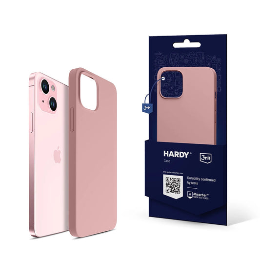 3mk Hardy Silicone MagCase for iPhone 15 Plus - Pink_0