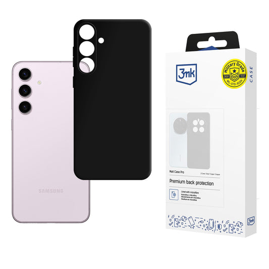 3mk Matt Case Pro for Samsung Galaxy S24 - Black_0