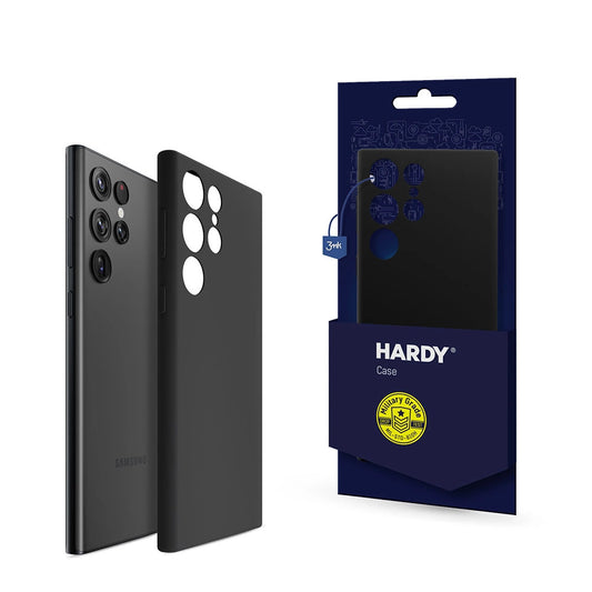 3mk Hardy MagSilicone Case for Samsung Galaxy S24 Ultra - Black_0