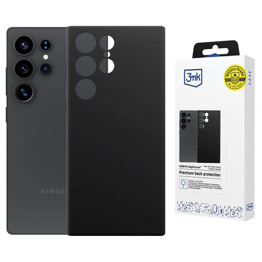 3mk Hardy MagSilicone Case for Samsung Galaxy S24 Ultra - Black_0