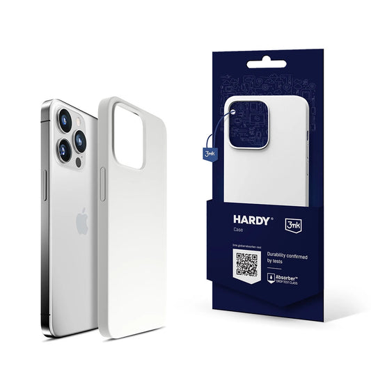 3mk Hardy Silicone MagCase for iPhone 14 Pro Max - White_0