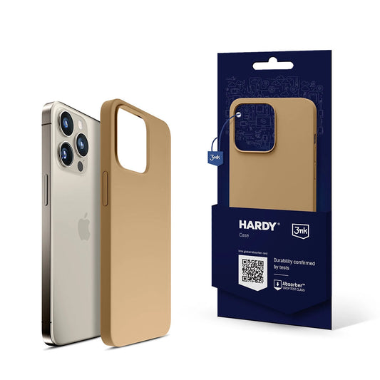 3mk Hardy Silicone MagCase for iPhone 15 Pro - Gold_0