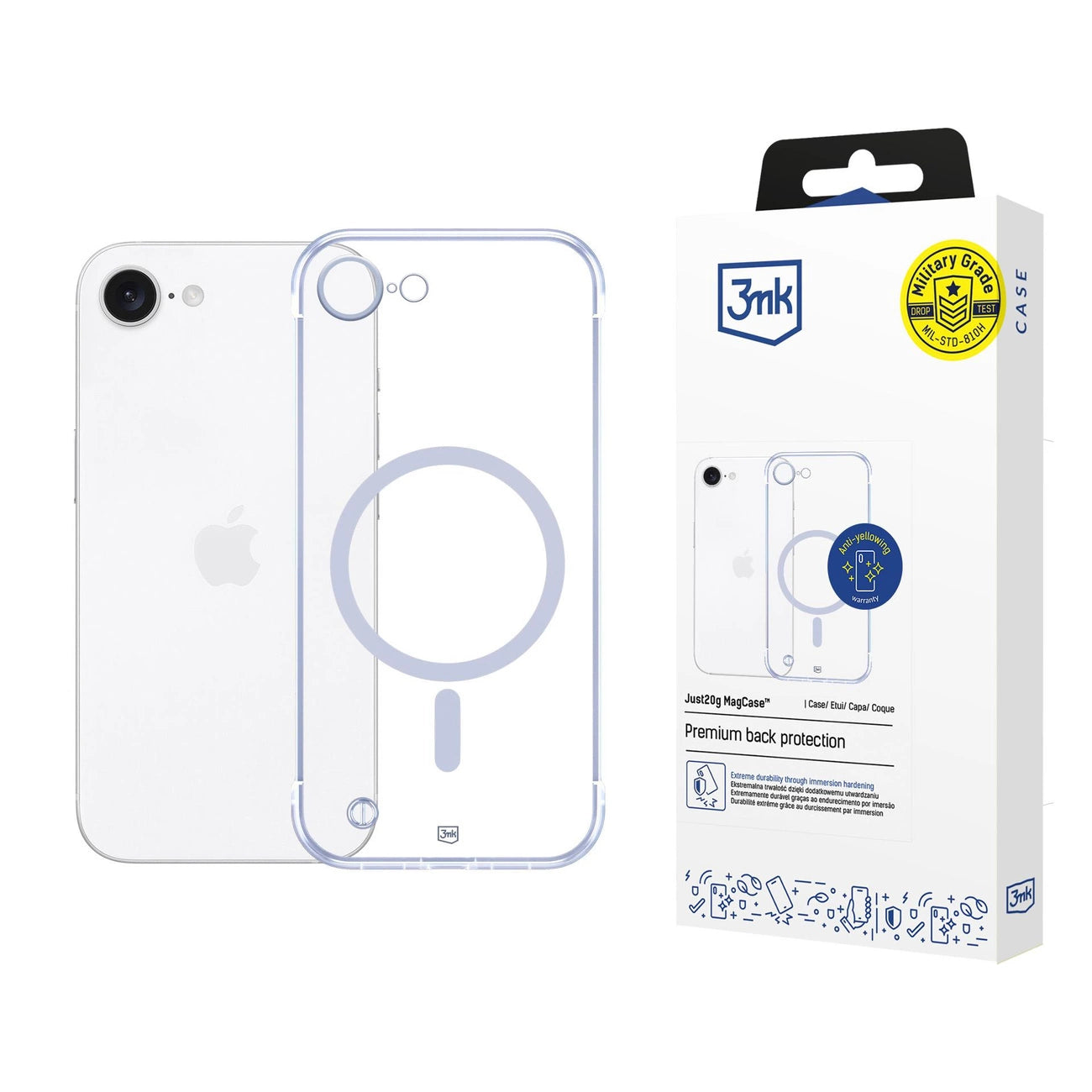 3mk Just20g MagCase for iPhone 16E - transparent_0