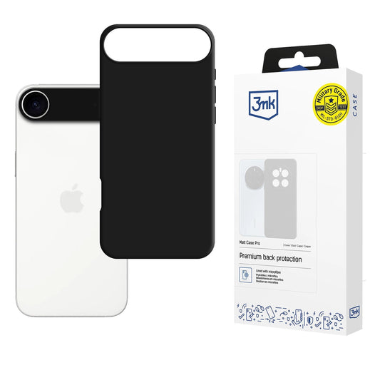 3mk Matt Case Pro for Apple iPhone 17 Air - Matte Black_0