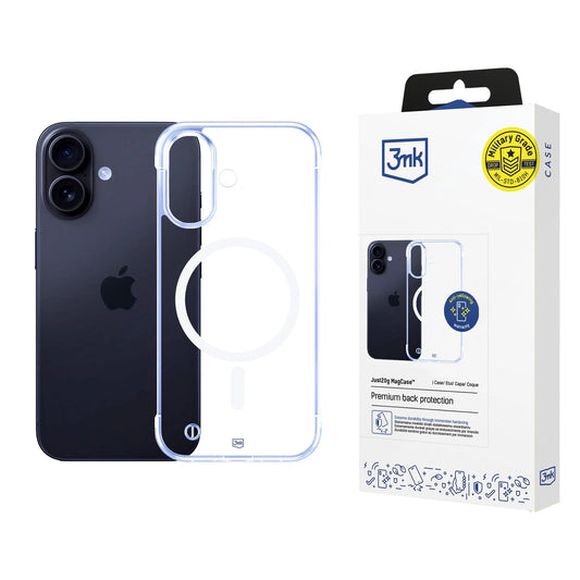 3mk Just20g MagCase for iPhone 16 - transparent_0